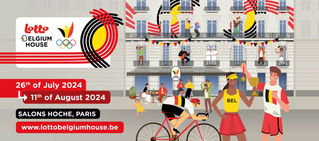 L'agence Eventeam est en charge de la conception et la commercialisation de la Belgium House pour les Jeux Olympiques de Paris 2024