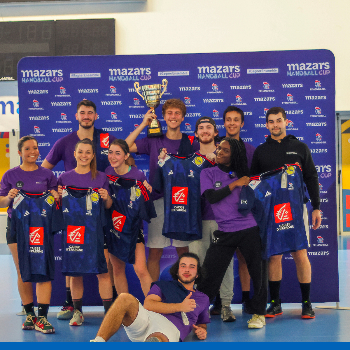 Vainqueur de la Mazars Handball Cup co-organisé par Mazars, Eventeam Ideas et la FFH