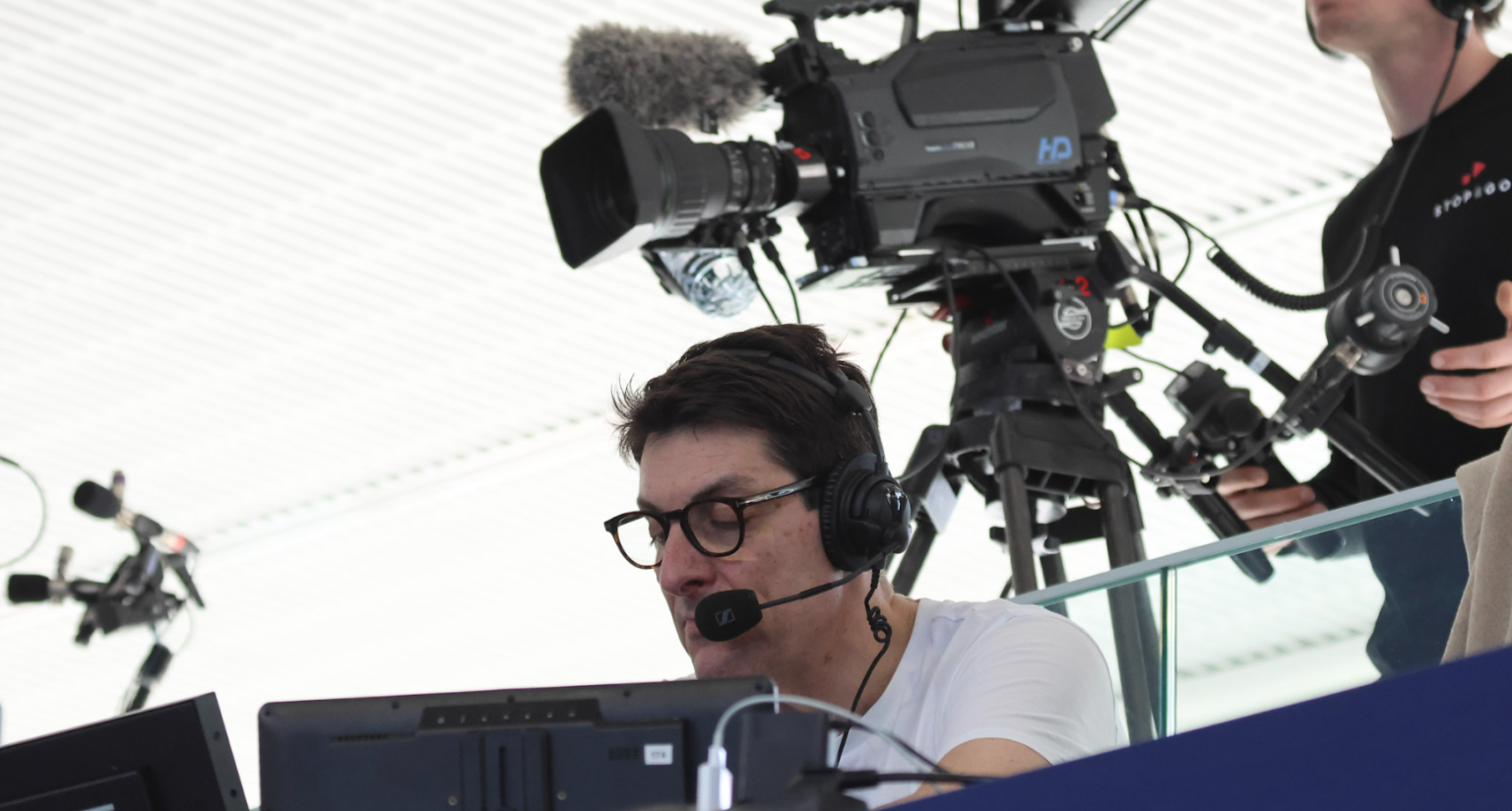 Alexandre Boyon journaliste france TV au Giant Open 2024