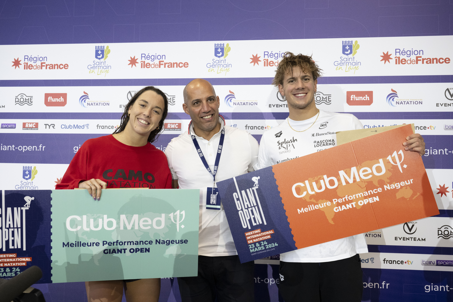 Mary-Sophie Harvey et Noè Ponti remportent le prix Club Med de la meilleure performance du meeting