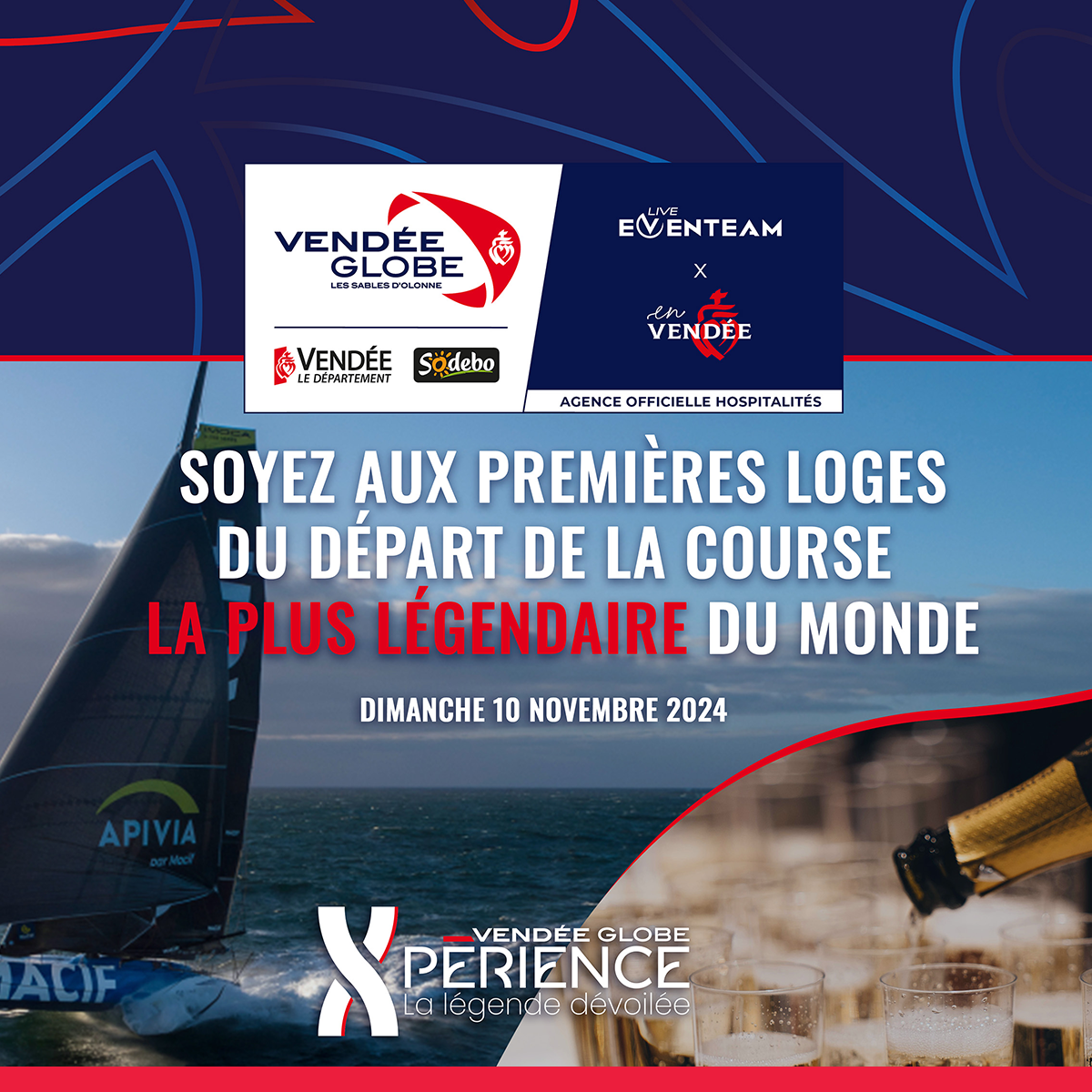 Vendée Globe 2024 : VIP jour de départ